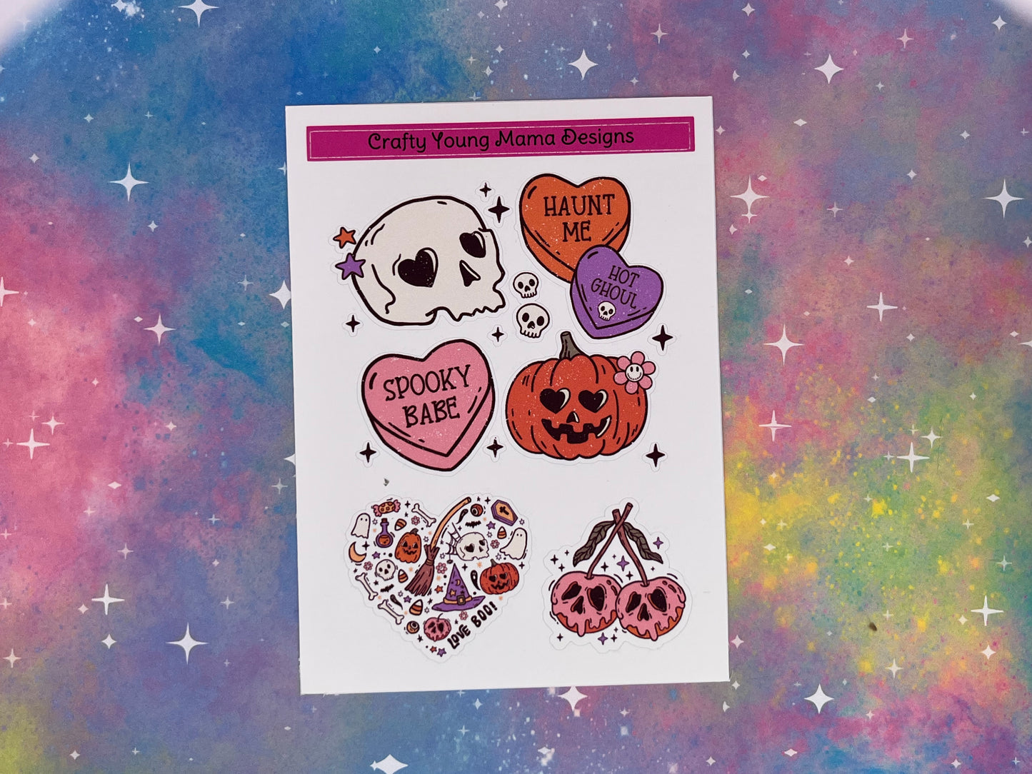 Spooky Babe Deco Sticker Sheets 2